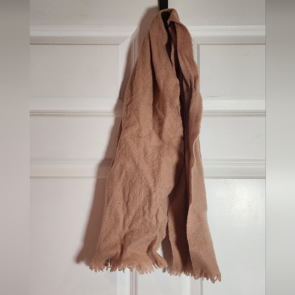 Cozy Short Tan Scarf